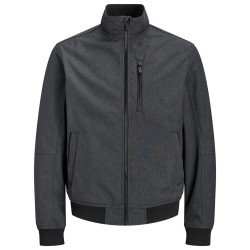 Яке Jack & jones Liam Softshell jacket - Grey (Dark Grey Melange) яке,мъжки,якета,дамски,якета,и,палта,jack,&,jones,liam,softshell,jacket,grey,(dark,grey,melange)