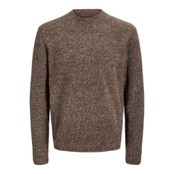 Блуза Jack & jones Niel sweater - Brown / Grey (Cocoa) блуза,мъжки,пуловери,дамски,пуловери,jack,&,jones,niel,sweater,brown,grey,(cocoa)