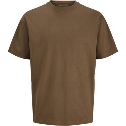 Тениска Jack & jones Organic Relaxed short sleeve T-shirt - Brown (Cocoa) тениска,мъжки,тениски,дамски,тениски,jack,&,jones,organic,relaxed,short,sleeve,t,shirt,brown,(cocoa)