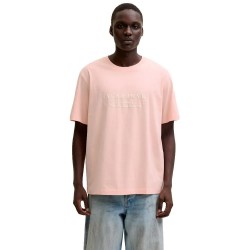 тениска,мъжки,тениски,дамски,тениски,jack,&,jones,savona,branding,short,sleeve,t,shirt,pink,(peach,melba)