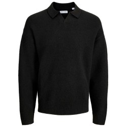 Jack & jones Soho Ollie long sleeve polo - Black (Black) дамски,блузи,с,яка,мъжки,блузи,с,яка,jack,&,jones,soho,ollie,long,sleeve,polo,black,(black)