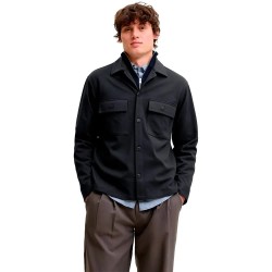 Jack & jones William overshirt - Blue (Dark Navy) мъжки,якета,дамски,якета,и,палта,jack,&,jones,william,overshirt,blue,(dark,navy)
