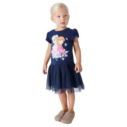 Рокля Name it Emma Frozen sleeveless short dress - Blue (Navy Blazer) рокля,дамски,поли,и,рокли,name,it,emma,frozen,sleeveless,short,dress,blue,(navy,blazer)