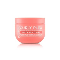 хигиена,коса,kativa,curly,plex,deep,450ml,conditioner,pink