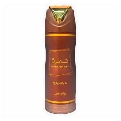 хигиена,тяло,lattafa,khamrah,qahwa,200ml,spray,deodorant,brown