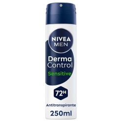 хигиена,тяло,nivea,derma,control,sensitive,250ml,spray,deodorant,white