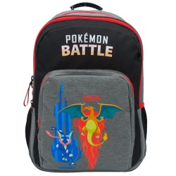 Раница Cyp brands Battle Pokemon 42cm backpack - Black (Blue / Yellow) раница,раници,cyp,brands,battle,pokemon,42cm,backpack,black,(blue,yellow)