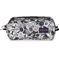 ученически,принадлежности,jansport,large,pencil,case,grey,(doodle,dots)