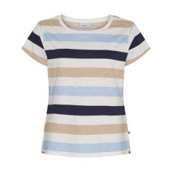 Тениска Sea ranch Trille short sleeve T-shirt - White (Blue Bell Multi Stripe) тениска,мъжки,тениски,дамски,тениски,sea,ranch,trille,short,sleeve,t,shirt,white,(blue,bell,multi,stripe)