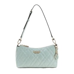 Чанта за през рамо Guess HWGG9628180 shoulder bag - Green (Gris / Light Silver) чанта,за,през,рамо,всички,чанти,guess,hwgg9628180,shoulder,bag,green,(gris,light,silver)