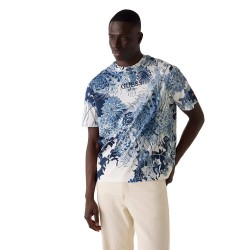 тениска,мъжки,тениски,дамски,тениски,guess,m6gi03k2830,short,sleeve,t,shirt,blue,(quid,floral,allover)