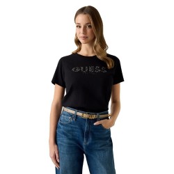 Тениска Guess W6GI15K3035 Regular Fit short sleeve T-shirt - Black (Jet Black A996) тениска,мъжки,тениски,дамски,тениски,guess,w6gi15k3035,regular,fit,short,sleeve,t,shirt,black,(jet,black,a996)