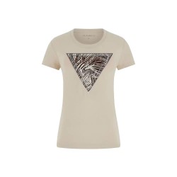 Тениска Guess W6GI19K3042 Slim Fit short sleeve T-shirt - Beige (Pearl Oyster) тениска,мъжки,тениски,дамски,тениски,guess,w6gi19k3042,slim,fit,short,sleeve,t,shirt,beige,(pearl,oyster)