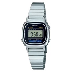 Часовник Casio LA670WD-1DF 30.3mm 3ATM Quartz Digital woman watch - Silver (Grey / Black / Mineral) часовник,часовници,casio,la670wd,1df,30.3mm,3atm,quartz,digital,woman,watch,silver,(grey,black,mineral)