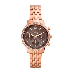 часовник,часовници,fossil,es5218,36mm,5atm,quartz,analogical,woman,watch,golden,(pink,brown,mineral)
