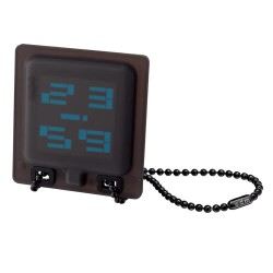 часовник,часовници,odm,dd102a,1,chain,60mm,quartz,digital,watch,clear,(black,grey,plexiglass)