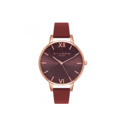 часовник,часовници,olivia,burton,ob16bd106,38mm,quartz,analogical,woman,watch,brown,(red,red,mineral)