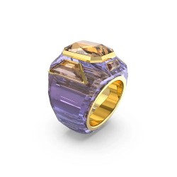 бижутерия,swarovski,5630322,ring,purple,(gold,purple)