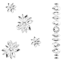 специфични,козметични,продукти,swarovski,flower,make,up,pearls,silver,(clear)