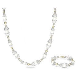 бижутерия,swarovski,set,5610981,necklace,silver,(transparent)