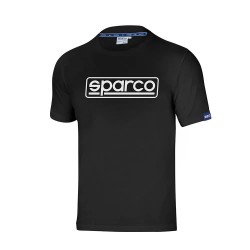 Тениска Sparco Frame short sleeve T-shirt - Black (Black) тениска,мъжки,тениски,дамски,тениски,sparco,frame,short,sleeve,t,shirt,black,(black)