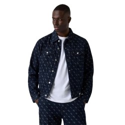 Яке Guess Dillon jacket - Blue (Wisley 4G Logo) яке,мъжки,якета,дамски,якета,и,палта,guess,dillon,jacket,blue,(wisley,4g,logo)