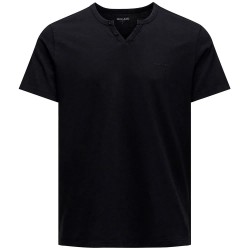 тениска,мъжки,тениски,дамски,тениски,salsa,jeans,21011460,short,sleeve,v,neck,t,shirt,black,(black)