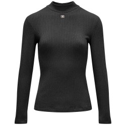 Блуза Salsa jeans 21011701 high neck sweater - Black (Black) блуза,мъжки,пуловери,дамски,пуловери,salsa,jeans,21011701,high,neck,sweater,black,(black)