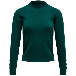 блуза,мъжки,пуловери,дамски,пуловери,salsa,jeans,21011749,high,neck,sweater,green,(dark,green)