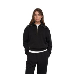 Блуза Salsa jeans 21011752 sweatshirt - Black (Black) блуза,дамски,блузи,salsa,jeans,21011752,sweatshirt,black,(black)