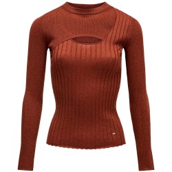 Блуза Salsa jeans 21011800 sweater - Orange (Dark Orange V1) блуза,мъжки,пуловери,дамски,пуловери,salsa,jeans,21011800,sweater,orange,(dark,orange,v1)