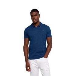 Дънки Salsa jeans 21011867 short sleeve polo - Blue (Medium Blue) дънки,дамски,блузи,с,яка,мъжки,блузи,с,яка,salsa,jeans,21011867,short,sleeve,polo,blue,(medium,blue)