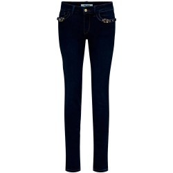 Дънки Salsa jeans 21011925 Skinny Fit jeans - Blue (Medium Wash) дънки,мъжки,панталони,дамски,панталони,salsa,jeans,21011925,skinny,fit,jeans,blue,(medium,wash)