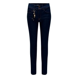 Дънки Salsa jeans 21012043 Skinny Fit jeans - Blue (Dark Wash) дънки,мъжки,панталони,дамски,панталони,salsa,jeans,21012043,skinny,fit,jeans,blue,(dark,wash)