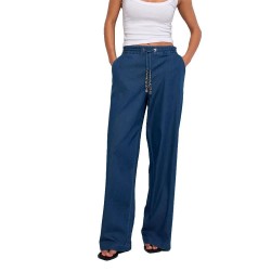 Анцуг Salsa jeans 21012164 Wide Leg joggers - Blue (Medium Light) анцуг,мъжки,панталони,дамски,панталони,salsa,jeans,21012164,wide,leg,joggers,blue,(medium,light)