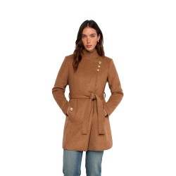 Палто Salsa jeans Grace coat - Brown (White) палто,мъжки,якета,salsa,jeans,grace,coat,brown,(white)