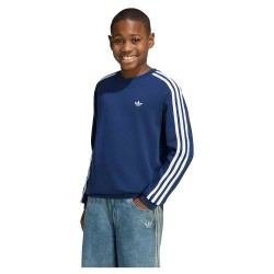 блуза,детски,блузи,adidas,originals,3,stripes,loose,crew,sweatshirt,blue,(night,indigo)