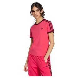 тениска,мъжки,тениски,дамски,тениски,adidas,originals,3,stripes,slim,short,sleeve,t,shirt,pink,(power,pink,maroon)
