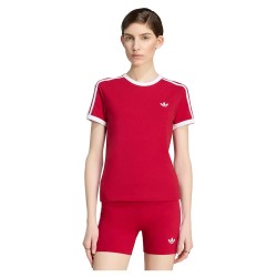 тениска,мъжки,тениски,дамски,тениски,adidas,originals,3,stripes,slim,short,sleeve,t,shirt,red,(team,victory,red,white)