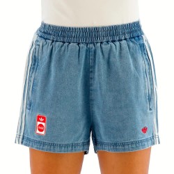 Къси панталони Adidas Originals Coca-Cola denim shorts - Blue (Light Blue) къси,панталони,мъжки,панталони,дамски,панталони,adidas,originals,coca,cola,denim,shorts,blue,(light,blue)