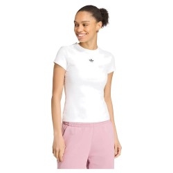 Бебешка тениска Adidas Originals Essentials Baby short sleeve T-shirt - White (White) бебешка,тениска,мъжки,тениски,дамски,тениски,adidas,originals,essentials,baby,short,sleeve,t,shirt,white,(white)