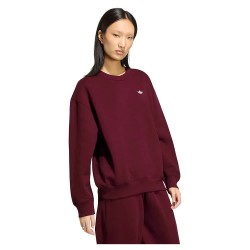 Поларена блуза Adidas Originals Essentials Crew Long Fleece Oversized sweatshirt - Purple (Maroon) поларена,блуза,дамски,блузи,adidas,originals,essentials,crew,long,fleece,oversized,sweatshirt,purple,(maroon)