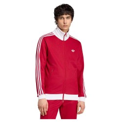 Блуза Adidas Originals Franz Beckenbauer Classic Slim full zip sweatshirt - Red (Team Victory Red / White) блуза,мъжки,пуловери,adidas,originals,franz,beckenbauer,classic,slim,full,zip,sweatshirt,red,(team,victory,red,white)