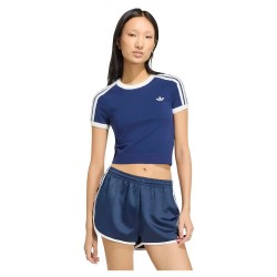 Тениска Adidas Originals Knitted short sleeve T-shirt - Blue (Dark Blue / White) тениска,мъжки,тениски,дамски,тениски,adidas,originals,knitted,short,sleeve,t,shirt,blue,(dark,blue,white)
