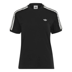 Тениска Adidas Originals Lace 3 Stripes short sleeve T-shirt - Black (Black) тениска,мъжки,тениски,дамски,тениски,adidas,originals,lace,3,stripes,short,sleeve,t,shirt,black,(black)