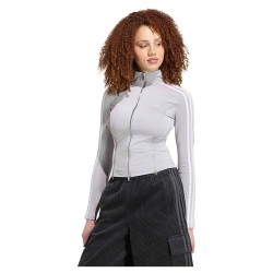 Тениска Adidas Originals Mia Marquez Zipped long sleeve T-shirt - Grey (Grey Two) тениска,мъжки,тениски,дамски,тениски,adidas,originals,mia,marquez,zipped,long,sleeve,t,shirt,grey,(grey,two)