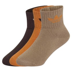 Чорапи Adidas Originals Mid Ankle socks 3 pairs - Multicolor (Khaki Six / Aurora Coffee / Rustic Orange) чорапи,мъжки,чорапи,дамски,чорапи,adidas,originals,mid,ankle,socks,3,pairs,multicolor,(khaki,six,aurora,coffee,rustic,orange)