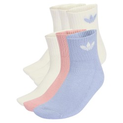 Чорапи Adidas Originals Mid Ankle socks 6 pairs - Multicolor (Chalk Blue / Wonder Mauve / Off White) чорапи,мъжки,чорапи,дамски,чорапи,adidas,originals,mid,ankle,socks,6,pairs,multicolor,(chalk,blue,wonder,mauve,off,white)