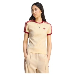 Тениска Adidas Originals Pinstripe Slim short sleeve T-shirt - Beige (Warm Vanilla / Team Victory Red / Preloved Scarlet) тениска,мъжки,тениски,дамски,тениски,adidas,originals,pinstripe,slim,short,sleeve,t,shirt,beige,(warm,vanilla,team,victory,red,preloved,scarlet)