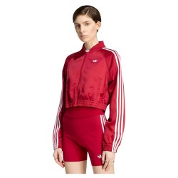 блуза,дамски,блузи,adidas,originals,satin,sst,full,zip,sweatshirt,red,(team,victory,red,white)